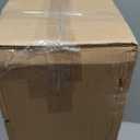 Set of 2 Large Farmhouse Wooden Metal Lanterns, Rustic Decorative Floor Candle Lanterns, Whitewash Distressed Hanging Lanterns for Home Decor (No Glass)