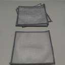 5pcs Non Scratch Wire Dishcloth, Multipurpose Steel Mesh Scrubber for Kitchen - Upgraded Double Layer for Powerful Cleaning, Reusable for Washing Cookware Pans Sinks Dishes Stove Tops