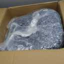 MAXYOYO Bean Bag Chair, Comfy Bean Bag Sofa with Back Support, Faux Fur Bean Bag Chair for Adults and Kids, Stuffed Floor Sofa for Living Room, Bedroom, Apartment, Grey (Large)