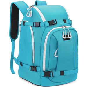 Ski Boot Bag, 50L Ski Boot Travel Backpack for Skis, Snowboard & Accessories, Waterproof Padded Ski Boot Bag Backpack (Green)