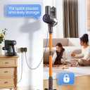 Cordless Vacuum Cleaner, 500W/45KPA/40Mins Lightweight Stick Vacuum for Home, LED Display and Green Headlights, 6-Stages Filtration, Self-Standing Vacuum for Hard Floor, Carpet