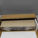 Upassion Floating Shelves for Wall Set of 3, 16" Light Brown Wood Wall Shelves for Home Decor, Frame Display Floating Shelf for Living Room, Bedroom, Bathroom, Kitchen