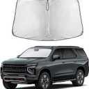 Autovir Windshield Sun Shade Fit for 2021-2024 2025 2026 Chevrolet Tahoe | Sunshade, Front Car Window Shades Sun Visor, Blocks UV Rays & Heat, Car Accessories