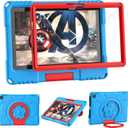 Amazon Fire HD 10 & Fire HD 10 Plus Tablet Case for Kids(13th/11th Generation, 2023/2021 Release), Lainergie Shockproof Case with Screen Protector and Handle Stand Incompatible iPad Samsung TCL,Blue