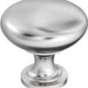 Amerock | Cabinet Knob | Polished Chrome | 1-1/4 inch (32 mm) Diameter | Edona | Drawer Knob | Cabinet Hardware (Pack of 1)