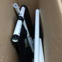 Vaunn Medical Deluxe Spa Shower Chair with Arms and Back, Bath Seat for Seniors, 350 lbs Max Weight, White With Light Gray Arms