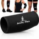 Arctic Flex Ice Sleeve for Knee, Elbow, Arm - Hot & Cold Freeze Pack Wrap for Tennis Pain Relief, Tendonitis - Gel Compression Brace for Injuries - Therapy Compress - Reusable, 360 Coverage (Small)