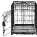 Amazon Basics - Durable, Foldable Metal Wire Dog Crate with Tray, Single Door, 30 x 19 x 21 in, Black