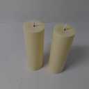 12" x 4" Large Flameless Candles with Remote & Timer, Waterproof Outdoor Battery Operated Candles LED Electric Flickering Flameless Pillar Candle for Patio Porch Lanterns Home Decor, 2 Pack (12" x 4" Flameless Pillar Candles, 2PCS Large Pillar Candles)
