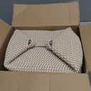 5 Pack Decorative Small Storage Baskets for Shelves, Cotton Rope Woven Basket for Organizing Bathroom, Nursery, Closet, Cabinet, Toys & Socks, Gift Baskets Empty, 11.8"x7.9"x4.7", Khaki