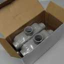 Tandefio 4 Pcs 3/4 Inch Threaded T Type Conduit Body, Stamped Steel Cover, Die Cast Aluminum Junction Box