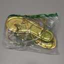 GORGLITTER Women's Lace Up Flat Sandals Dressy Strappy Gladiator Sandals Pointed Toe Thong Sandals (7.5)