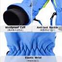 Azarxis Kids Children Ski Gloves Winter Snow Gloves Waterproof Winter Warm Glove for Snowboarding, Sledding