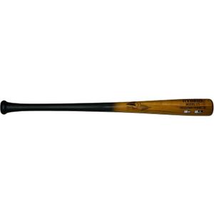 BamBooBat Adult Bamboo/Hickory Hybrid Baseball Bat, 34"/31 oz, Black/Brown (HBBG271-HY34)