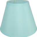 Aspen Creative 58906, Empire Uno Lamp Shade in Apuamarine, 5" Top x 9" Bottom x 7" Slant Height, Slip UNO 33mm