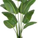 Bird of Paradise Artificial Plant, 5ft Tall Faux Plant Indoor with 10 Trunks, Large Fake Plants Perfect Indoor Artificial Tree for Home Living Room, Office Decor