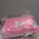 OLANLY Hot Pink Round Rugs for Bedroom - Machine Washable, 4 ft Circle Area Rugs for Living Room, Soft and Fluffy Shaggy Carpet for Teen Girls and Boys, Nursery Rooms, Dorms, Home Decor Aesthetic