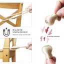 Magnetic Curtain Tiebacks Decorative Curtain Holders for Drapes Nieffeiy 6 Pack Beige Outdoor Tie Backs Rope Window Treatment Holdbacks, Set name: 6 Pack