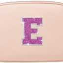 Pack of 3,  6 7 8 9 10 11 12 Year Old Girl Gifts Personalized Birthday Gifts for Her Sister Daughter Initial Crossbody Bag Fanny Pack Purse for Teen Girl Gifts Trendy Stuff Preppy Stuff (Coral Pink-E)