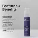 Paul Mitchell Platinum Plus Violet Toning Drops, Banishes Brass + Intensely Tones, Ideal for Blonde, Highlighted, Gray or Silver Hair, 0.85 fl. oz