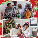 Hotop 36 Pcs Wood Nutcracker Hanging Ornaments for Christmas Tree Vintage Hanging Decoration with Gift Box Pendant Ornaments Party Decor(African Nutcracker Style)