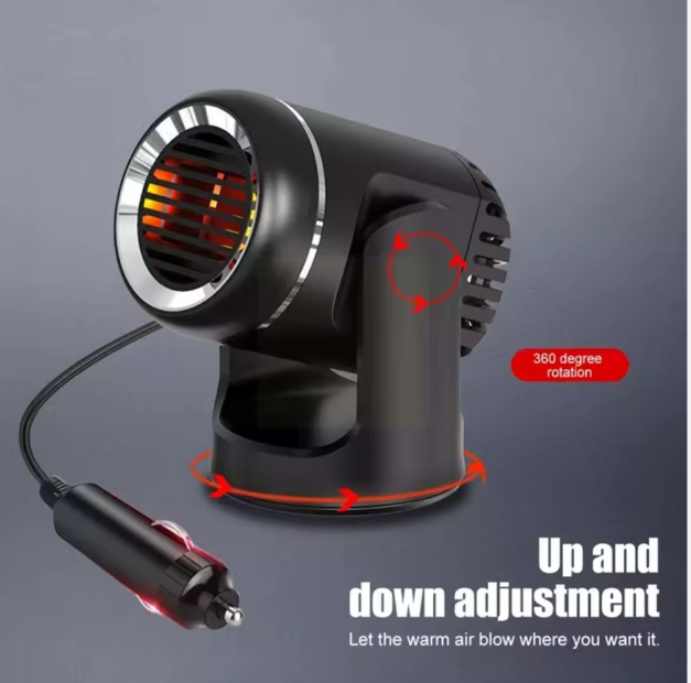 Car Heater, 12V Portable Car Heater, Heating & Cooling Fast Heating for Car Windshield Defogger Defroster, Plugin Cigaerte Lighter Suitable for Vehicles SUV (TYW50)