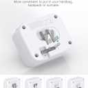 2 Pack Cruise Ship Essentials, Cruise Power Strip with Foldable Plug, Travel Essentials with USB C, Outlet Extender No Surge Protector, Multi Plug Wall Outlet, Outlet Adapter Japan Plug Adapter