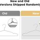 StorageWorks 4mm Super Thick Metal Wire Hangers, Heavy Duty Stainless Steel Clothes Hangers for Coats, Shirts Jackets, Pants, Suits, Space Saving Silver Hangers for Closet, 20 Pack