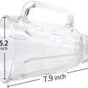 Replacement parts Glass Jar with lid, Compatible with Hamilton Beach Blenders (5cups)
