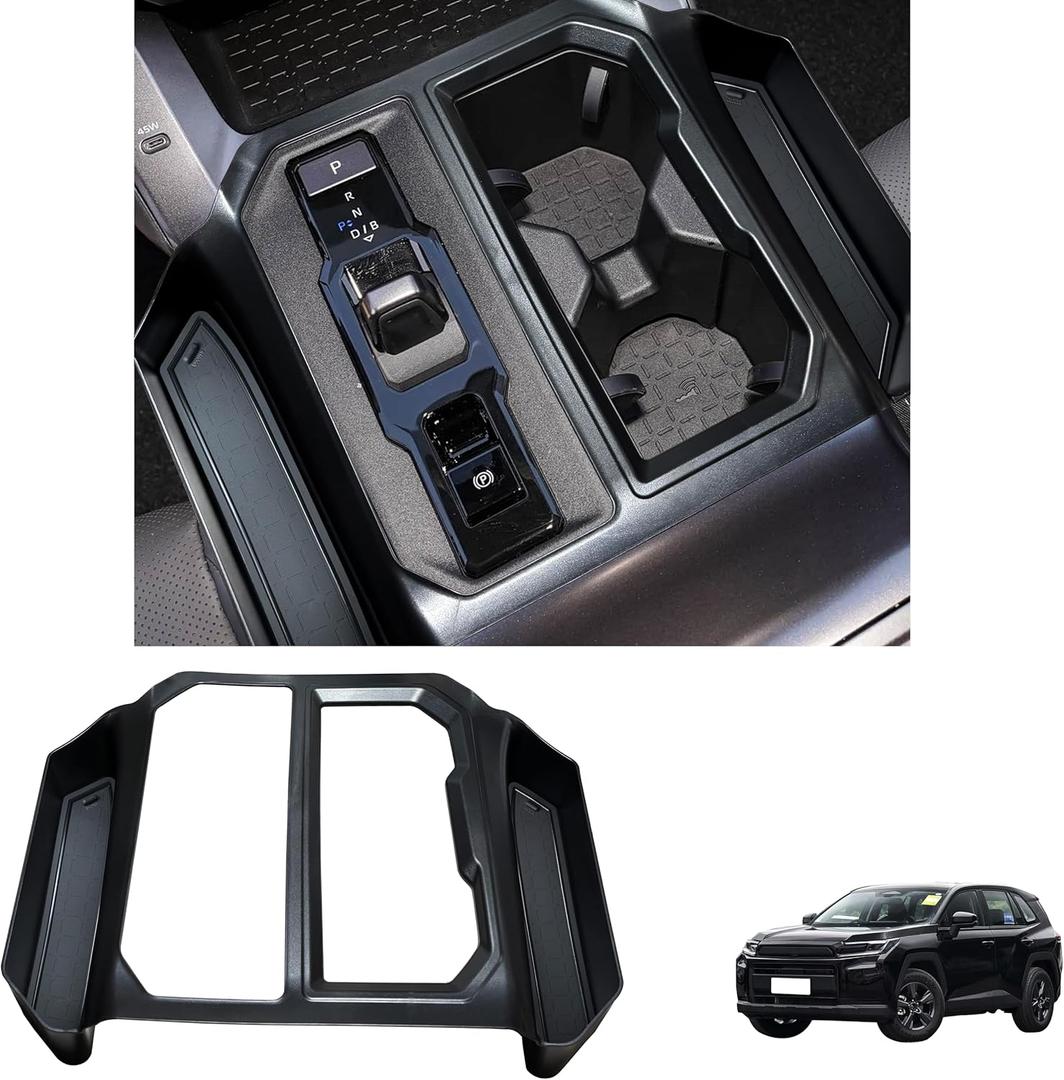 Center Console Organizer for Toyota RAV4 2026 Gear Shift Side Tray ABS Plastic Console Shifter Secondary Storage Box Insers for RAV4 Interior Accessories