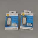 Lutron Caseta Original Smart Dimmer Switch (Lutron Smart Hub Required), for LED Lights, 150 Watt, Single-Pole/3-Way, No Neutral Required, PD-6WCL-WH-2, White, 2 Pack (White)