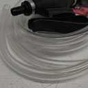 Gasoline Siphon Hose Pump, Hand Fuel Transfer Pump, High Flow Gas Siphon Pump for water Gasoline Oil Petrol Diesel, Manual Fuel Pump with 2 Premium PVC Hoses