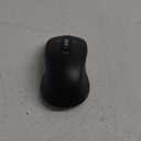 Wireless Bluetooth Mouse (USB + BT1 + BT2), Full Size, 4-Way Scrolling, Multi-Device Silent Mouse for Computer, Laptop, iPad, MacBook (Black)