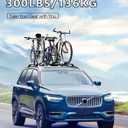 Tuyoung 300lbs Roof Rack Cross Bars Compatible with Volvo XC90 XC-90 2016-2026, Lockable Heavy Duty Aluminum Roof Rails Crossbars Cargo Bars Canoe Snowboard Rooftop Black Carrier Luggage