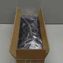 SPACELEAD Slim Storage Cart 4 Tier,Bathroom Organizer Rolling Utility,Mobile Shelving Unit Slide Out for Office, Kitchen, Laundry Room & Narrow Places,Black