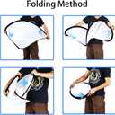 Selens 32 Inch (80cm) Reflector Photography, Collapsible Light Reflector with Carrying Case, 5 in 1 Handle Reflector for Photography Photo Studio Lighting -Translucent, Silver, Gold, White and Black