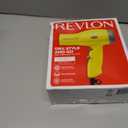 REVLON Compact Hair Dryer | 1875W Lightweight Design, Perfect for Travel, (Yellow)