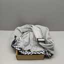 SlowTon Dog Carrier Sling - Thick Padded Shoulder Strap Adjustable Dog Carriers for Small Dogs, Puppy Carrier Purse for Pet Cat with Front Zipper Pocket Safety Belt Machine Washable (GY, L) (D-Grey Knitted Fabric)