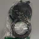 10X Magnifying Glass with Light and Stand, 5 Color Modes Stepless Dimmable LED Lighted Desk Lamp, Hands Free Magnifier with Flexible Goose-Neck for Craft Hobby Painting Sewing Close Work (Black)