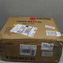 GREENSTELL Small Vanity Stool Chair with Storage and Folding Back, 13.4" x 15" x 30" Square Faux Fur Soft Ottoman, 4 Metal Legs with AntiSlip Feet, Furry Padded Seat for Makeup, Bedroom, White