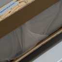 Stainless Steel Litter Box with Lid,Front Entry Top Exit Kitty LitterBox,Extra Large Enclosed Metal Cat Box with Litter Scoop & Litter Mat-Black