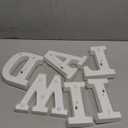 6 Pcs Diwali Light up Letters 6.3 Inch Battery Powered Letter Sign Diwali Decor for Home Mandir Table Decoration Items Marquee Night Lights Indian Hindu Pooja Room Light for Puja Party Festival Gifts