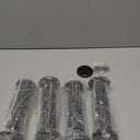 4 Pcs Adjustable Bed Center Support Legs 7.08-12.2 inch for Bed Frame/Bed Center Slat, Metal Adjustable Furniture Legs for Bed/Cabinet/Sofa/Dresser/Couch/Table, Heavy Bed Legs Replacement (Black)