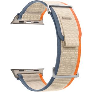 Trail Loop Sport Band - Compatible with Apple Watch Ultra 2/Ultra 49mm,Series 10 46mm 9 8 SE2 7 6 SE 5 4 3 2 1 45mm 44mm 42mm for Men Women,Soft Woven Nylon Strap