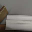 DEZ FURNISHINGS Cordless 2" Signature Faux Wood Blind, 24" W x 72" H, Embossed White