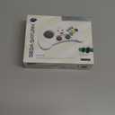 Retro-Bit Official Sega Saturn 2.4 GHz Wireless Controller for Sega Saturn, Sega Genesis Mini, Switch, PS3, PC, Mac - Includes 2 Receivers & Storage Case (White)