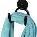 YYST MINI Magnetic Towel Hook Hanger Rack for Kitchen Dish,Sports, Hand Gym, etc- Hold up to 0.5 Lb- No Towels Included (1)