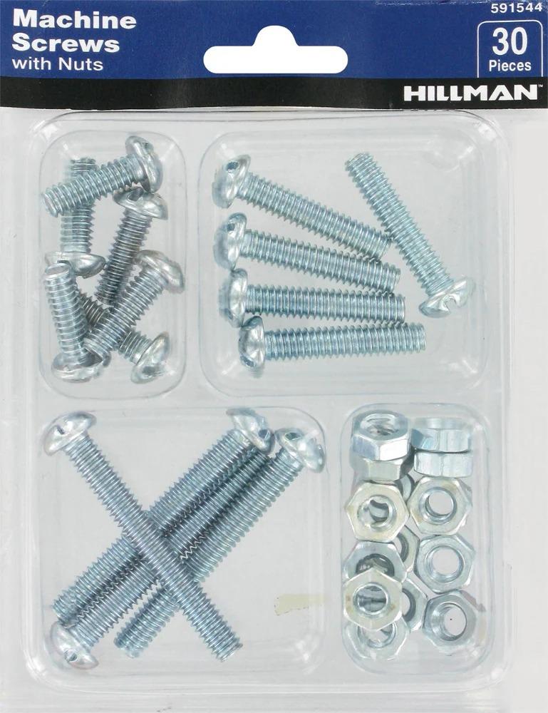 Hillman Machine Screws
