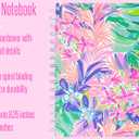 Lilly Pulitzer Hardcover Mini Spiral Notebook, 8.25" x 6.5" Small Journal with 160 College Ruled Pages, It Was All A Dream