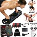 HOTWAVE Push Up Board Fitness, Portable Foldable 20 in 1 Push Up Bar at Home Gym, Pushup Handles for Floor. Professional Strength Training Equipment For Man and Women